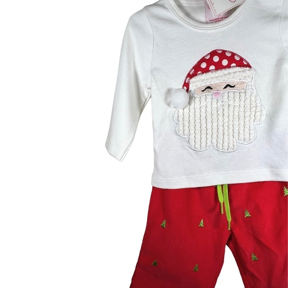 Mudpie size 0-6 month two piece Christmas set - Picture 2 of 5